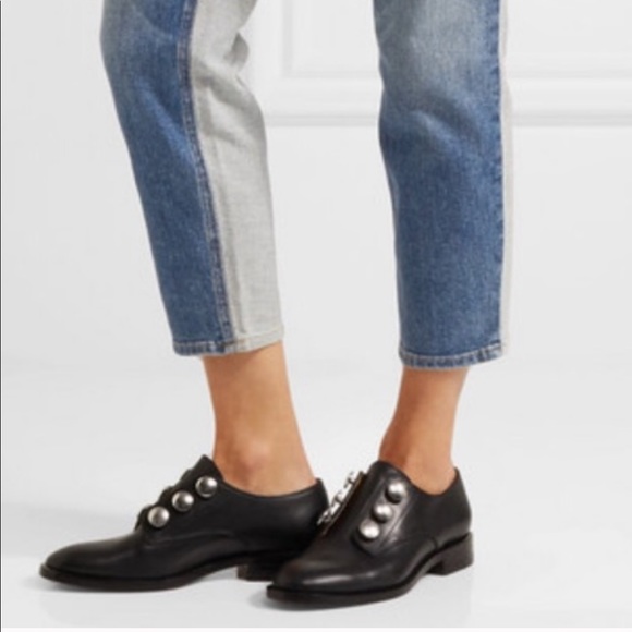 Alexander Wang Matilda Black Derby Shoes - Picture 6 of 12